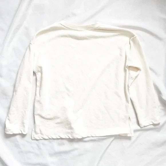 H&M Cream Long Sleeved Sweater Size Small - Picture 2 of 3